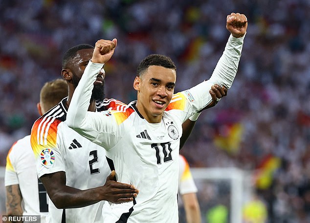 Fans marvelled at Musiala's pace and sorcery as Germany hammered Scotland 5-1 on Friday