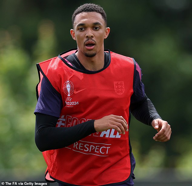 Trent Alexander-Arnold is expected to start in England's midfield against Serbia on Sunday