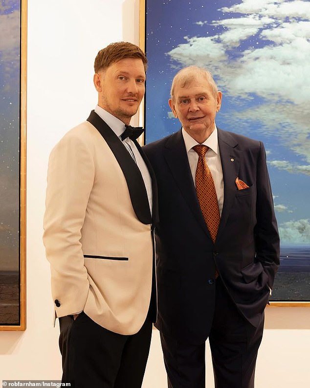 John Farnham looked every inch the proud father at an intimate family occasion this weekend, after undergoing extensive surgery due to oral cancer. Pictured alongside son Rob