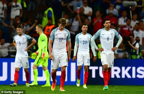 MARSEILLE, FRANCE - JUNE 11:  Eric Dier of England shows his dejetion after his team's 1-1 draw in the UEFA EURO 2016 Group B match between England and Russia at Stade Velodrome on June 11, 2016 in Marseille, France.  (Photo by Dan Mullan/Getty Images)