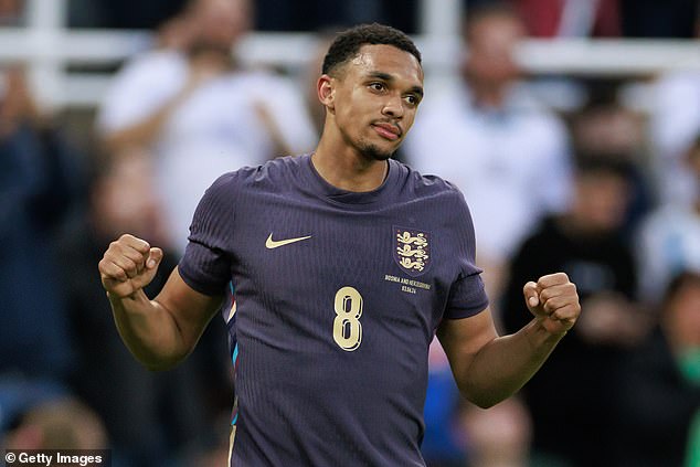 Trent Alexander-Arnold has been chosen to start in midfield for England's Euro 2024 opener