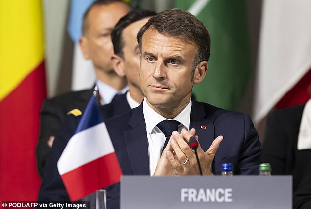 President Emmanuel Macron (pictured) had called the eleciton after his party lost to Marine Le Pen's far-right party National Rally in a European Parliament vote