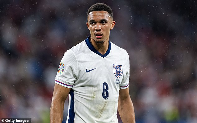 Trent Alexander-Arnold was given the nod in midfield after a year learning the role for England