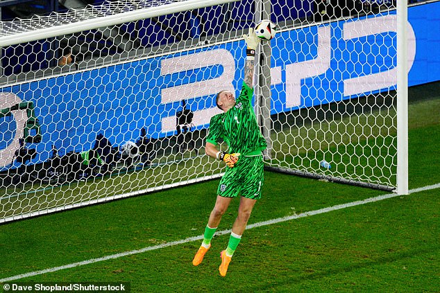 Pickford made a stunning save to deny Serbia a goal in England's 1-0 win on Sunday