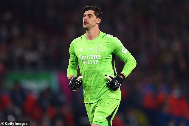 Real Madrid's Thibaut Courtois was not named in Belgium's 26-man Euro 2024 squad