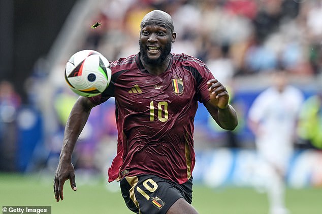 Romelu Lukaku's endured a torrid first-half of Belgium's opening Euro 2024 match against Slovakia after wasting three huge chances in front of goal