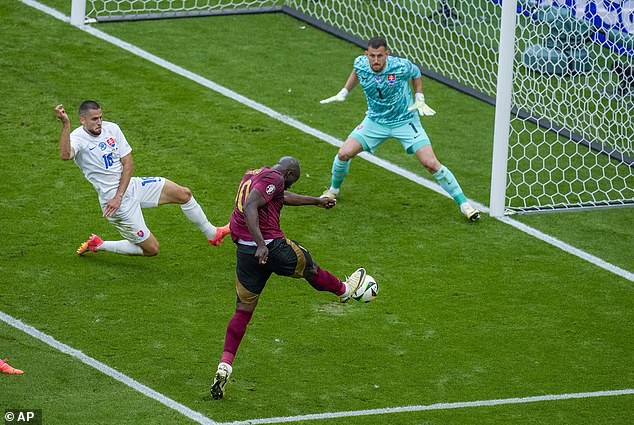 Romelu Lukaku thought he had netted an equaliser for Belgium in the second half of the game