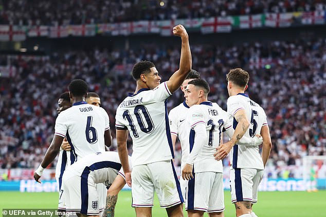 The Madrid star won the man of the match award, as England started their Euros with a win