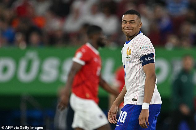 France captain Mbappe proved instrumental in his side's only goal on the evening