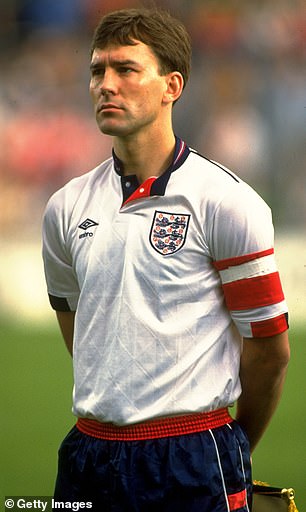 Meanwhile Bryan Robson was a leader to be admired for the Three Lions