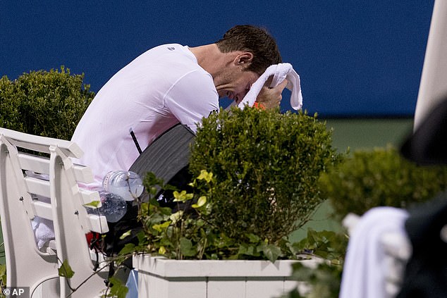 In 2018 Murray was left exhausted after overcoming Marius Copil in Washington