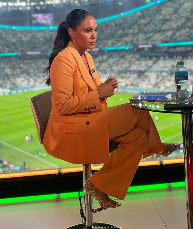 Alex Scott was given a telling off by the BBC after she promoted a clothes brand while on duty for the broadcaster during the World Cup in 2022