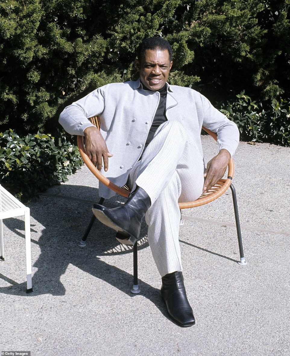 Hall of Famer and Giants legend Willie Mays is seen posing for a photograph in the late 1960s