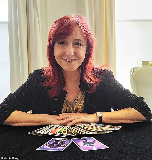 Pictured: Janis King is a master tarot reader, author and spiritual coach based in London. Here, she spoke to FEMAIL