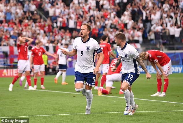 The Frankfurt Arena erupted as Kane wheeled away in celebration