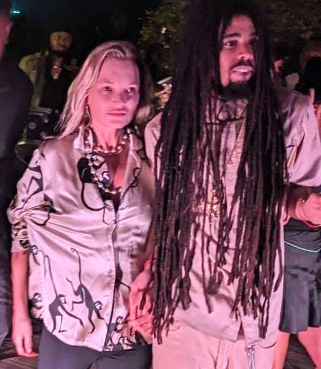 The outing at the Gucci show came just hours after snaps emerged of Kate holding hands with the reggae star grandson of Bob Marley, 27, in Turkey last month