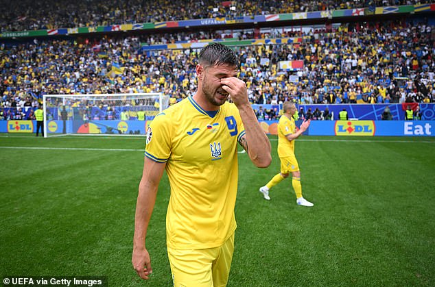 Some players were in tears at full time including Roman Yaremchuk who netted the winner