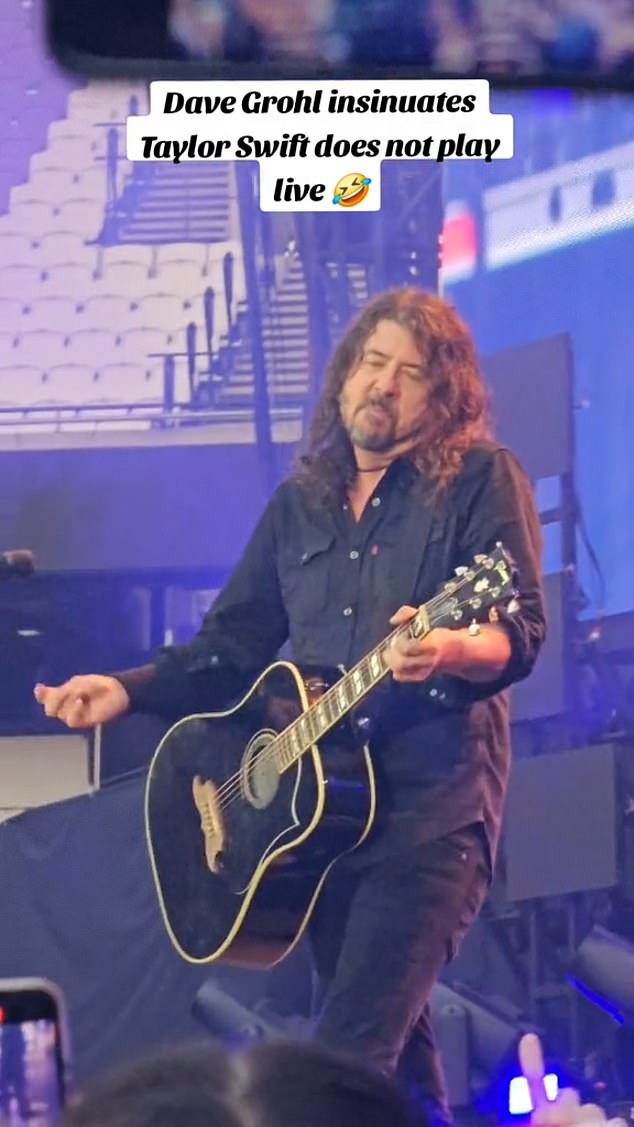Some users said Grohl's attack was motivated by abuse his daughter received from Swift fans after criticising the singer-songwriter for travelling by private jet
