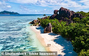 'The palm-tree-fringed sands of Anse Source d¿Argent (above) on the isle of La Digue are often named the most beautiful in the world,' says Siobhan Grogan
