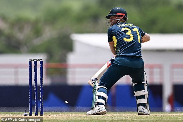 The Aussie batter made minimal impact as his nation crashed out by losing to India