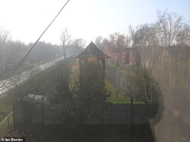 A view from the villa at Auschwitz shows how the camp was visible from the windows