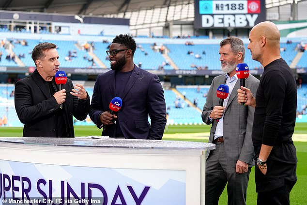 Richards (second left) caught the same flight as Roy Keane (second right) after his all-nighter