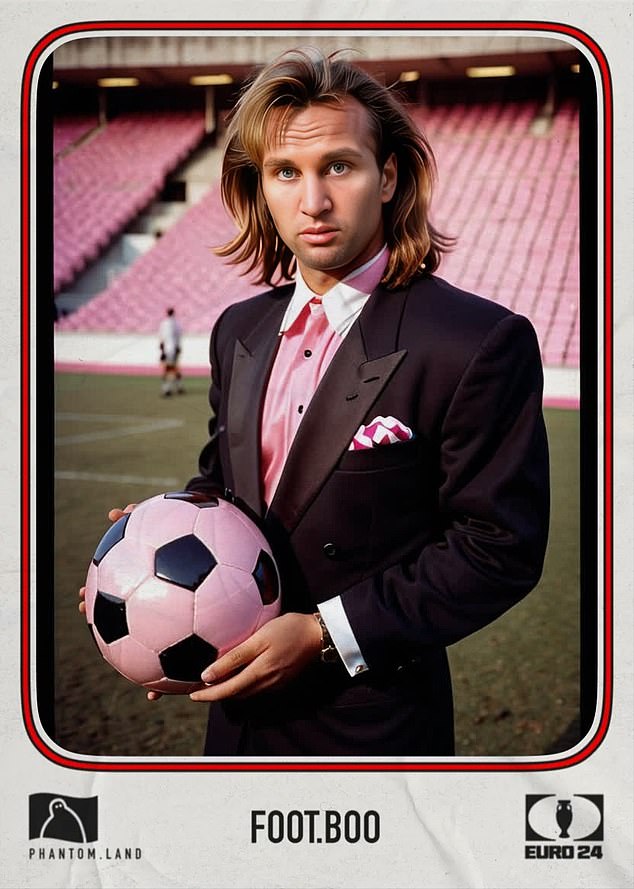 Donning a well-tailored suit and a thick head of hair, a ball could never get past this mystery player