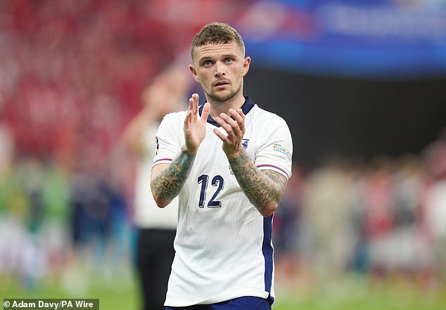 It is 33-year-old Kieran Trippier, who plays as right-back for England and Newcastle United