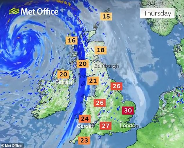 Temperatures for the next few days are expected to remain high as parts of the UK are gripped by a heatwave