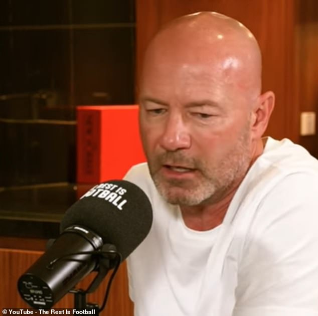 Alan Shearer suggested that Lineker was 'frightened of getting criticised again'