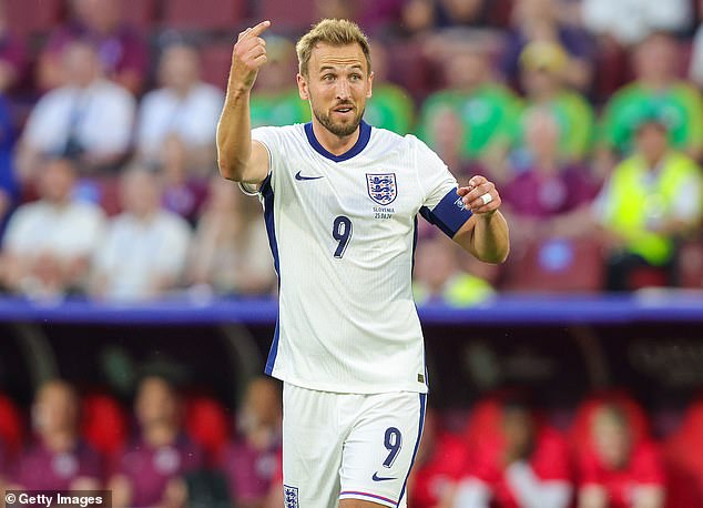 England captain Harry Kane also cut an animated figure as his team-mates laboured in the draw