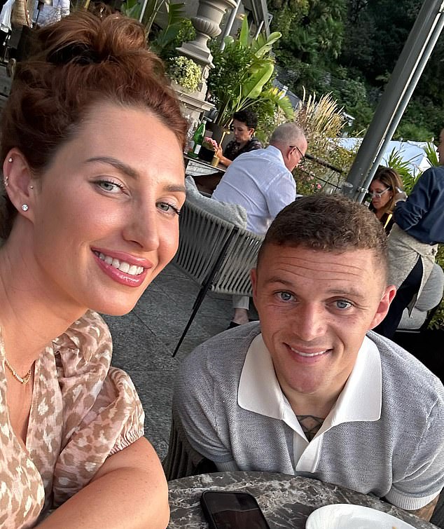 Charlotte Trippier (left) married Kieran Trippier (right) in 2016, but the pair are childhood sweethearts