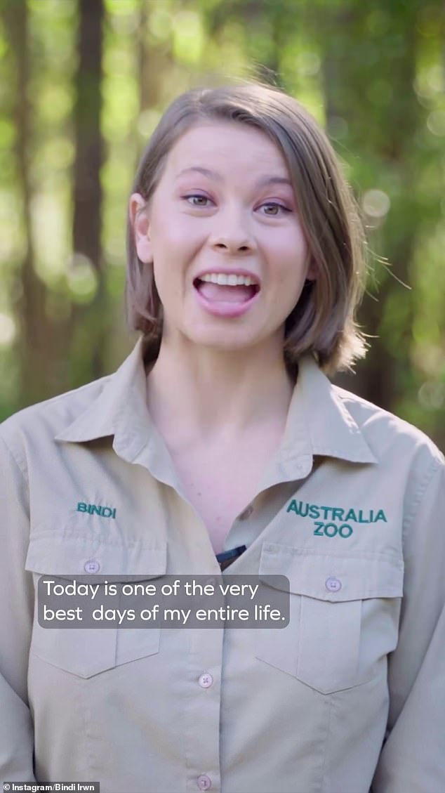 Bindi Irwin, 25, (pictured) has announced the release of her first children's book, You Are a Wildlife Warrior!