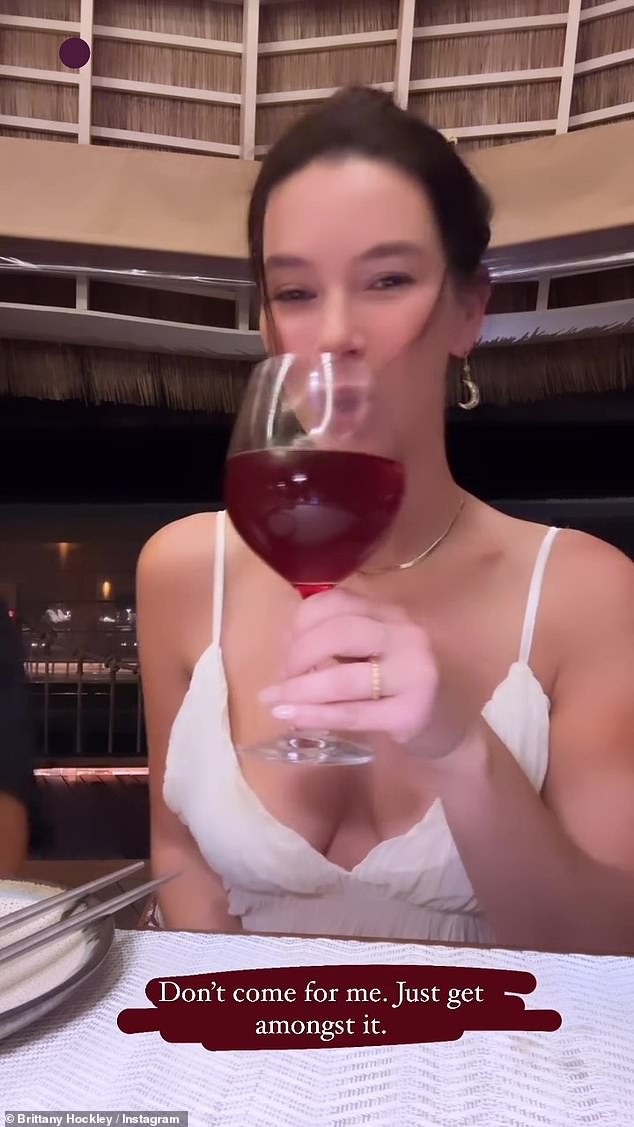 The Life Uncut podcast host immediately assured her 241,000 followers the interesting concoction tasted delicious and encouraged her fans to try it before taking a sip herself