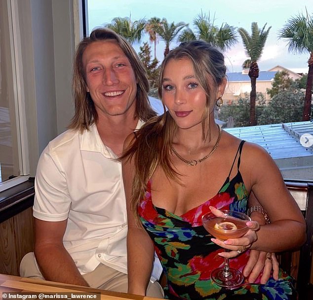 Trevor Lawrence and his wife Marissa announced that they are expecting their first baby