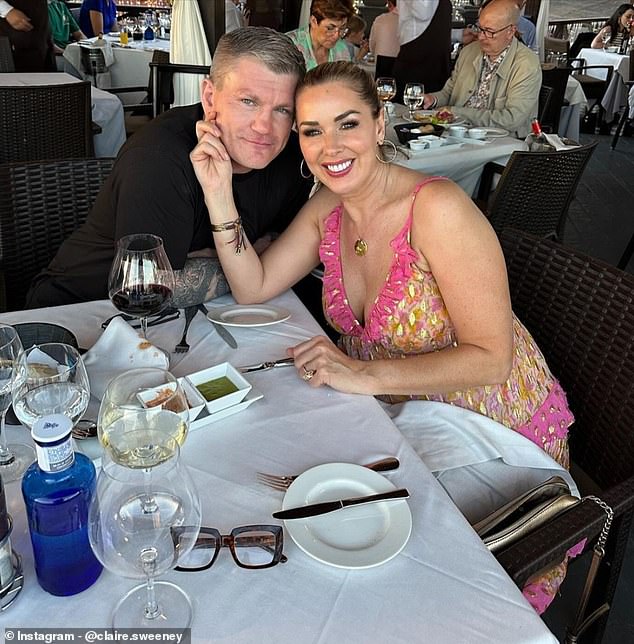 Claire and Ricky hit it off after they both appeared on Dancing On Ice back in January, and last month they returned from a romantic trip to Tenerife together