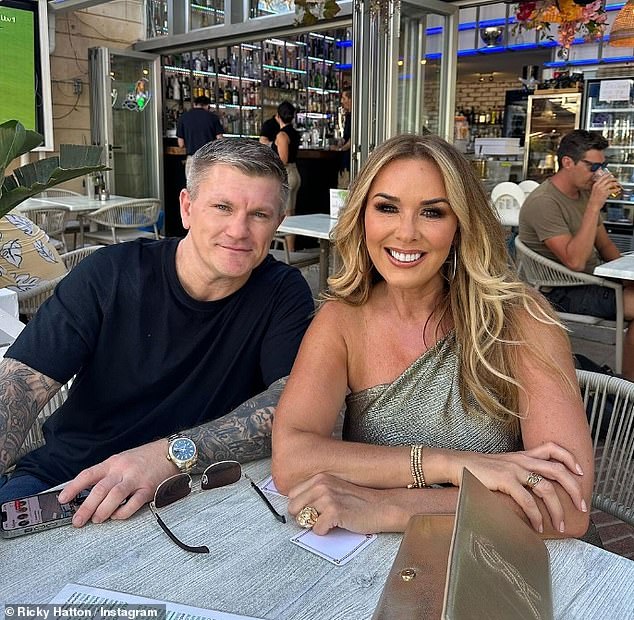 The public have watched the unlikely relationship between former boxer Ricky and the Coronation Street actress go from strength to strength in recent months