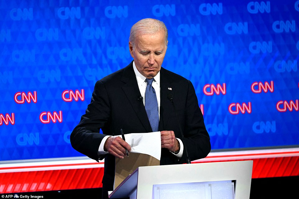 Axelrod said that Biden's performance confirmed people's fears about his age and ability to serve another four years. Biden also struggled at times to finish his sentences or complete a talking point before trying to move on. CNN moderators Jake Tapper and Dana Bash repeatedly reminded him to use the rest of his time, when he cut his answers and responses to Trump short.