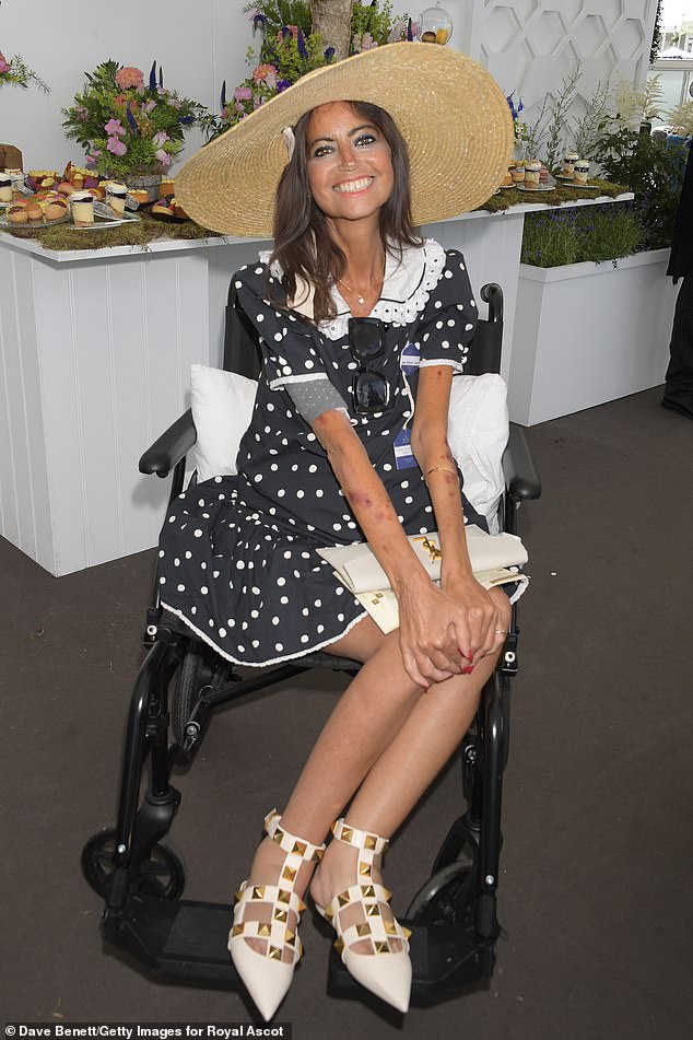 Dame Deborah James attended Royal Ascot 2022 at Ascot Racecourse on June 15 - pictured at the event