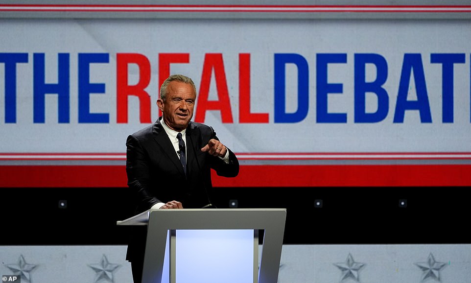 Robert Kennedy Jr. was forced to hold a solo event on Thursday night as Donald Trump went head-to-head with Joe Biden, but more than half of independent voters said he should have been allowed to join the top candidates on the debate stage. RFK Jr. failed to meet the criteria for the debate, falling short of the 15 percent polling threshold and state ballot access required by CNN, which hosted the event.