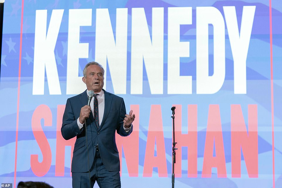 'As a measure of that desire for an alternative, 55 percent of independents who watched the debate said RFK should have been there to take part ¿ with just 22 percent disagreeing.' In the immediate aftermath, Kennedy, 70, said the debate would have left most Americans 'depressed.' Poll after poll from the beginning, from last summer ... shows that I'm the only one who can beat President Trump,' he told News Nation.