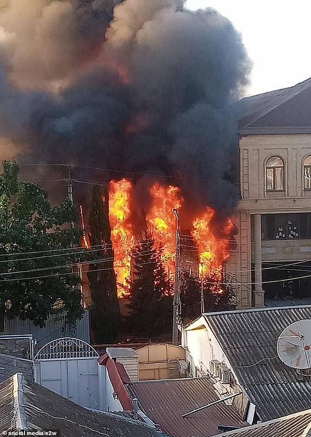 Two synagogues and an Orthodox church across southern Russia were targeted in attacks that left at least 20 people dead