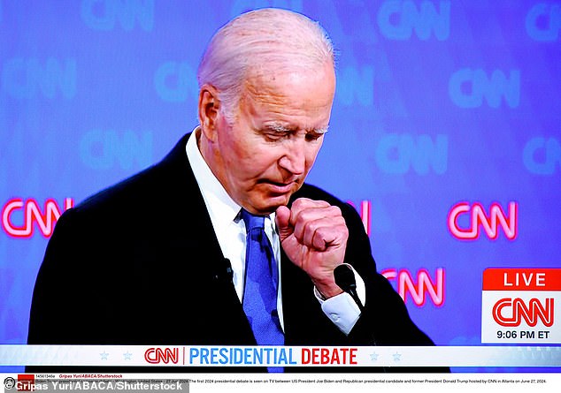 Joe Biden during the presidential debate