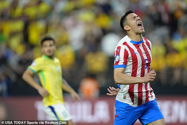 Paraguay will rue their missed chances during Friday night's heavy loss as they outshot Brazil