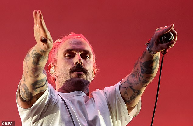 Talbot is the frontman of British rock band Idles