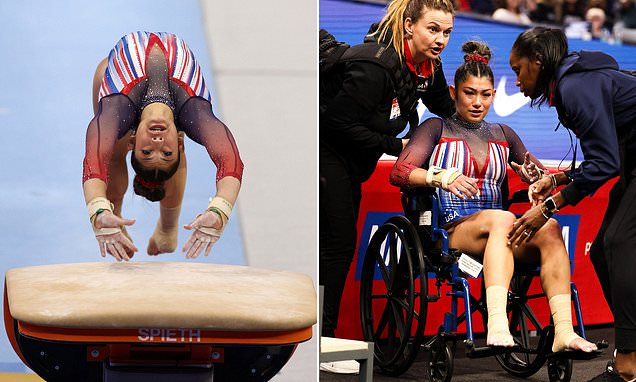 US gymnastics star reveals heartbreaking injury diagnosis after being taken out of Paris