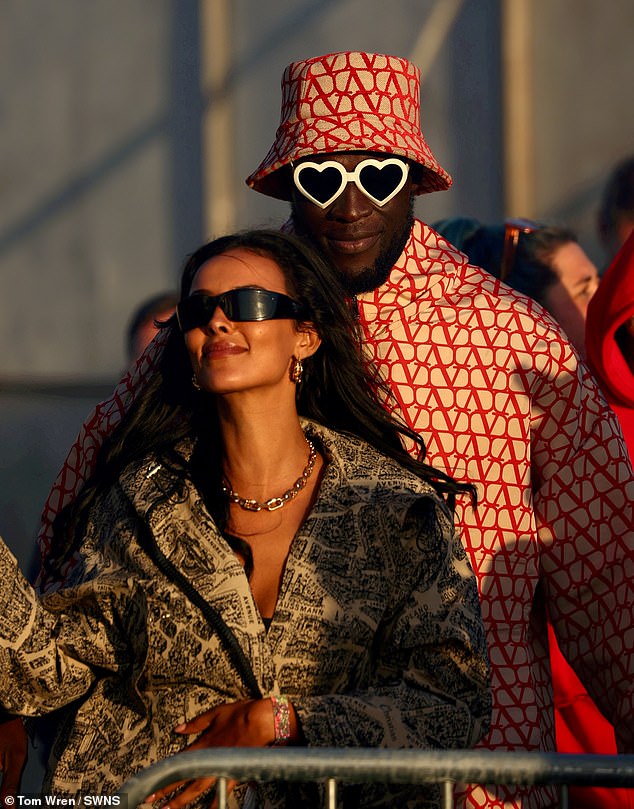 The surprise appearance comes after Stormzy was spotted at the festival with girlfriend and Love Island host Maya Jama