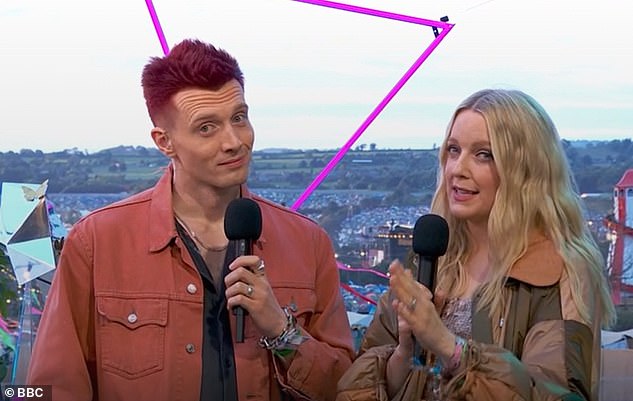 Lauren asked Jack whether anyone would be joining the headliners during their performance on the Pyramid Stage