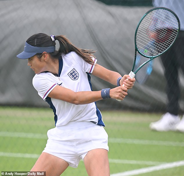 She reached the quarter-finals at Eastbourne and has been in good spirits ahead of Wimbledon