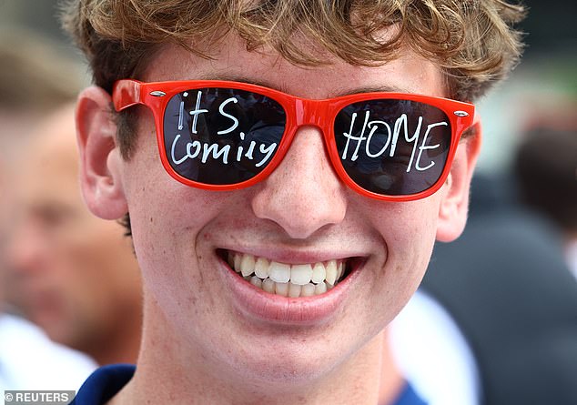 'Football's Coming Home' was the overwhelming message from crowds in Gelsenkirchen